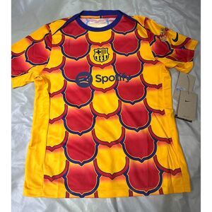 NIKE FC women small Barcelona 2023 CNY chinese new year Jersey futbol soccer